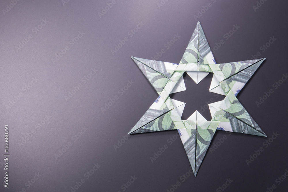 Money Origami snowflake Money Origami snowflake