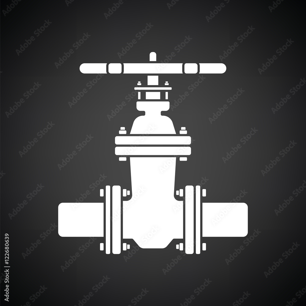 Pipe valve icon Pipe valve icon