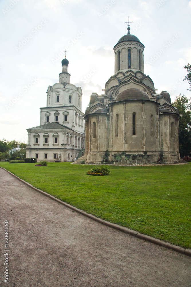 church and temple in old monastery