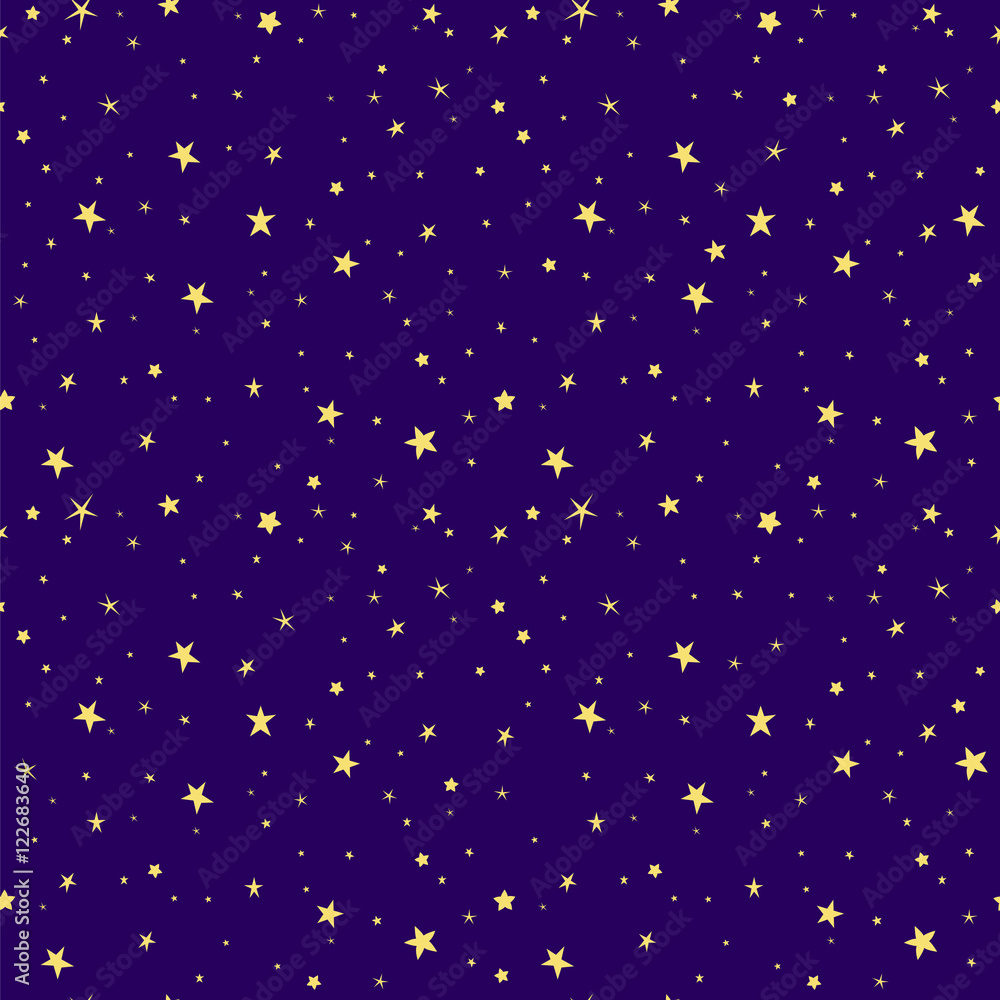 Yellow Stars In Space