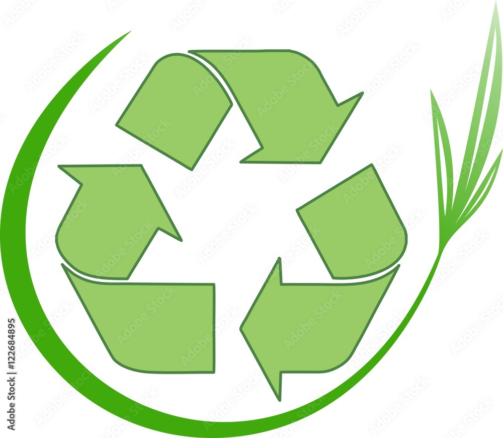 Obraz premium recycling gras 041016