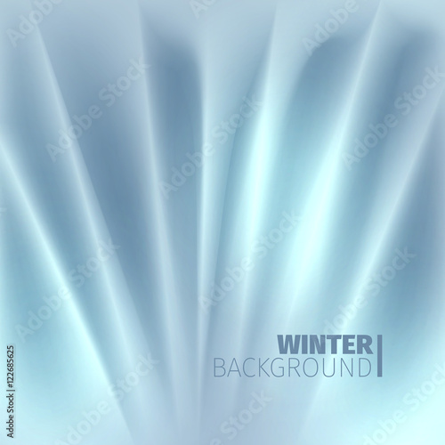 Abstract winter ice backround with beams