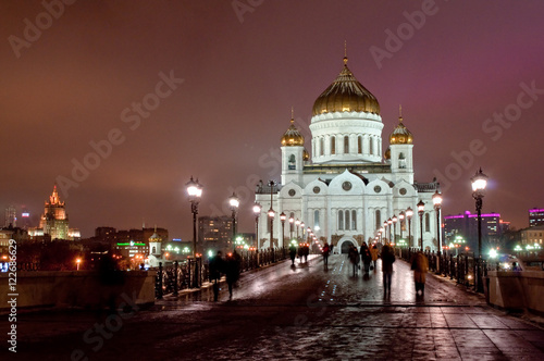 Cathedral Of Christ The Savior at night. © sergunt