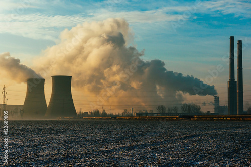 Tableau sur toile Power refinery