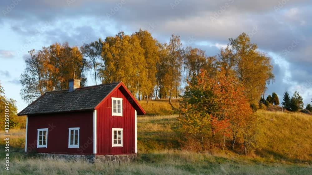 Old wooden house in Sweden Old wooden house in Sweden