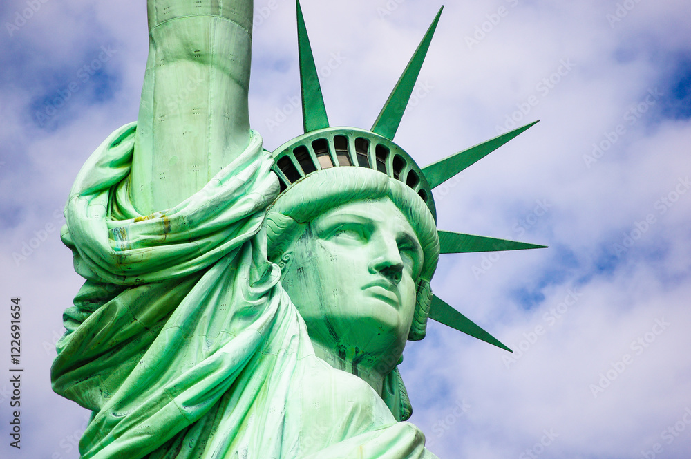 Fototapeta premium Close-up of Statue of Liberty