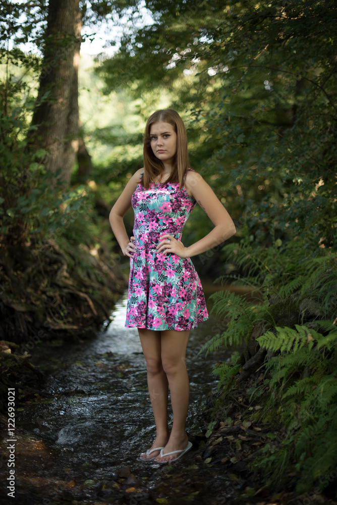 Woman nature portrait Woman nature portrait