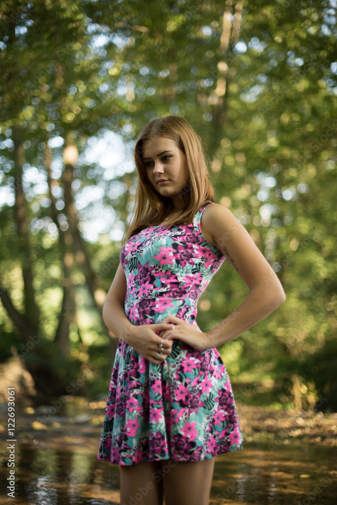 Woman nature portrait Woman nature portrait