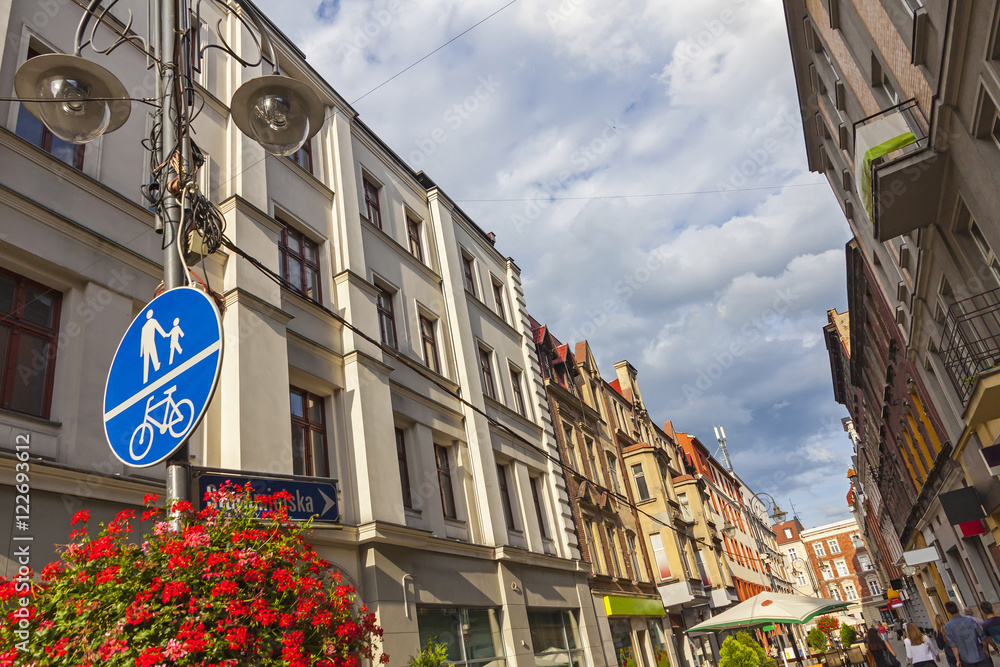 On the streets of Katowice, Poland