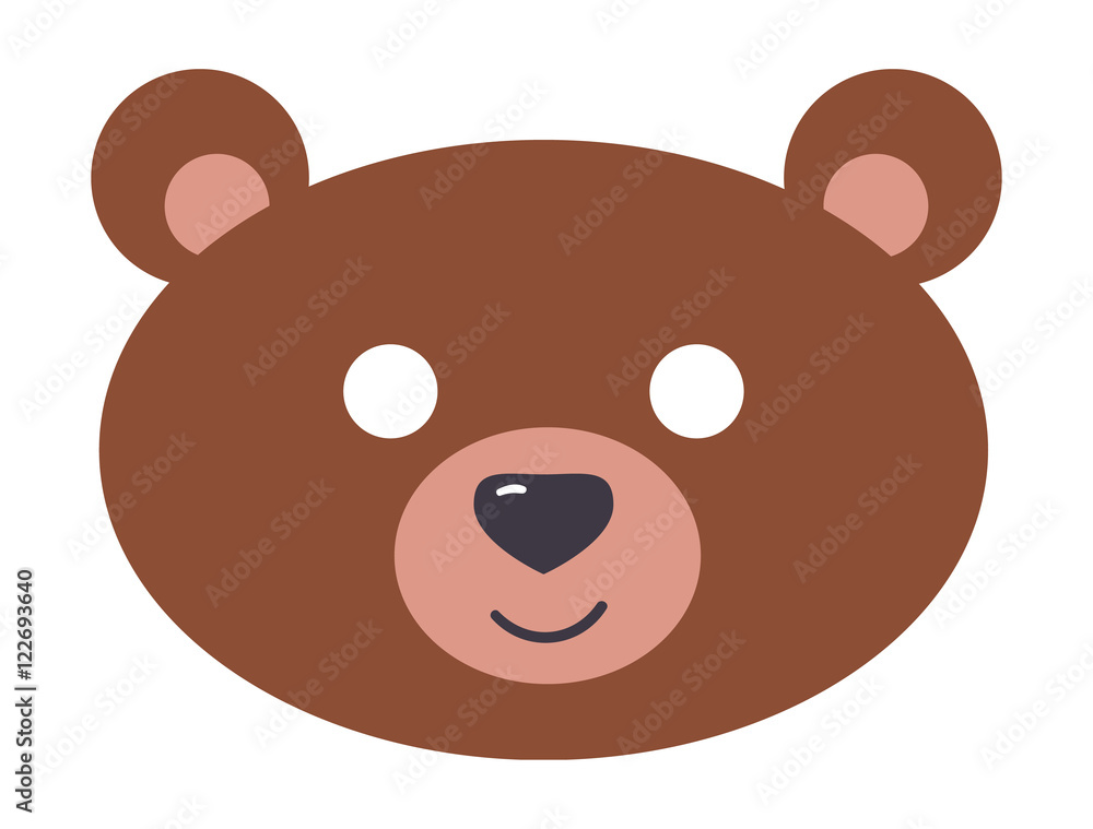 Animals carnival mask vector icon Animals carnival mask vector icon