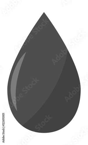 Gas oil drop vector illustration