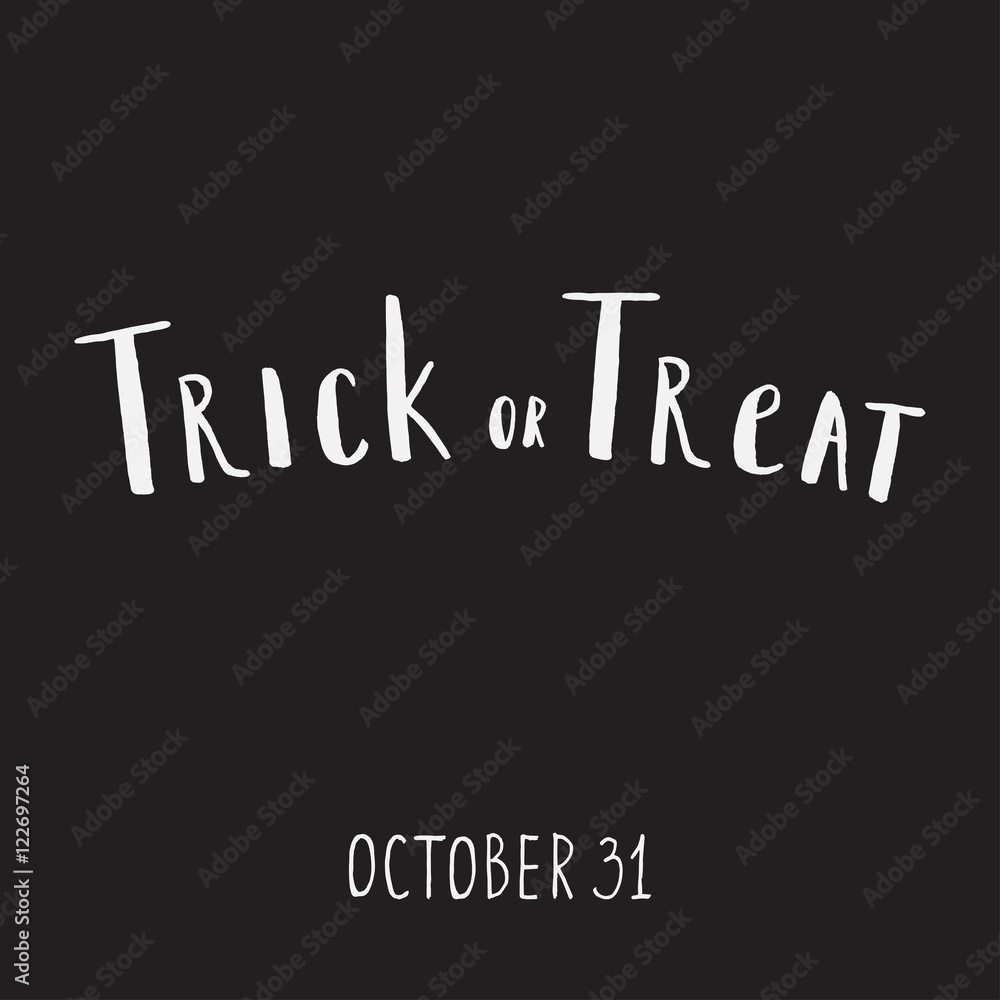 Obraz premium Halloween poster with text