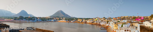 Photography Lake and Landscape of Pushkar, India