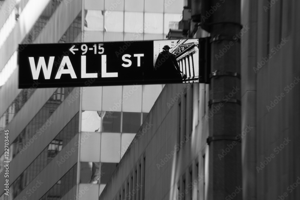 Obraz premium Wall Street signal in New York.