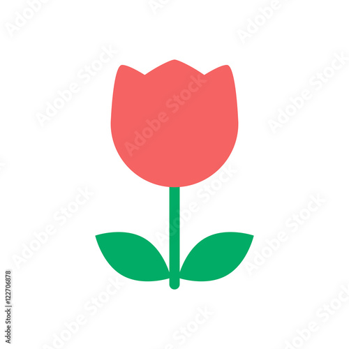 Tulip icon vector