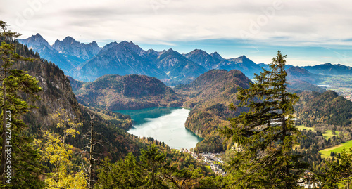 Alps and lakes in Germany