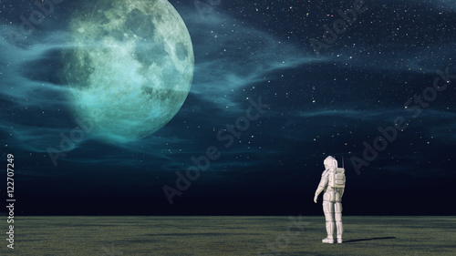 The astronaut
