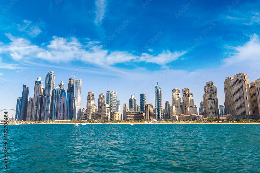 Dubai marina skyline