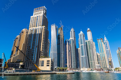 Obraz na płótnie Dubai Marina w salonie