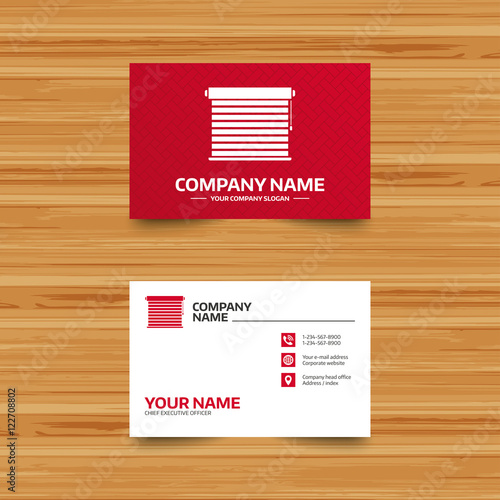 Louvers sign icon. Window blinds or jalousie.