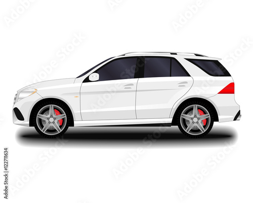 realistic car. SUV