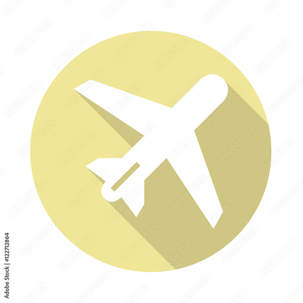 Obraz premium Long Shadow Flugzeug