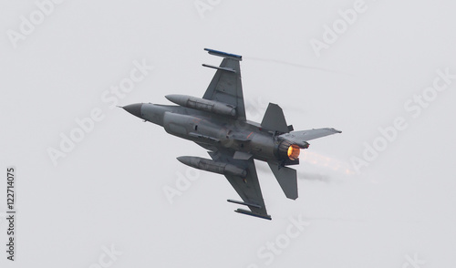 Photos LEEUWARDEN, THE NETHERLANDS - JUN 11, 2016: Dutch F-16 fighter j