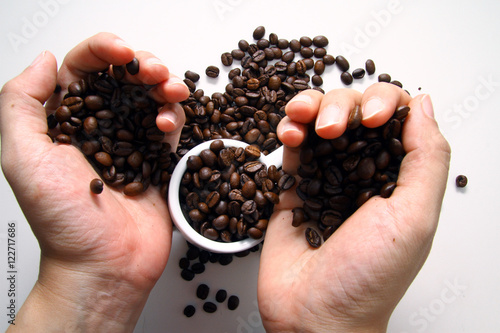 concept of coffee beans