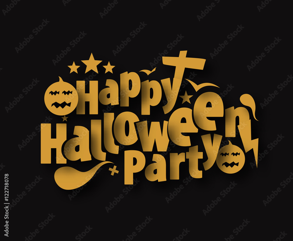 Obraz premium Happy Halloween Background