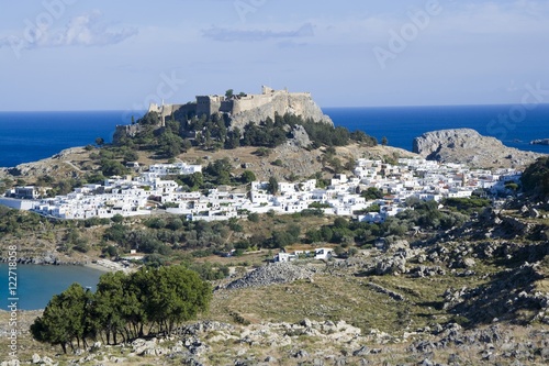 Overall view of Lindos, Rhodes