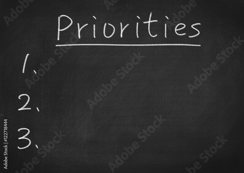 priorities