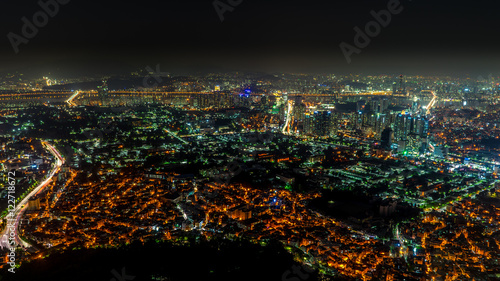 Seoul at Night from Seoul N Tower