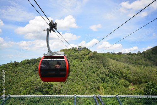 Fényképezés Cable Car at Hatyai Park , Hat Yai , Thailand