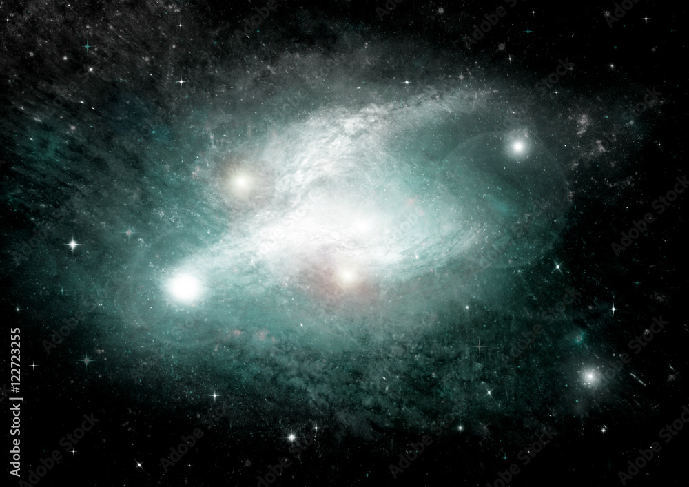 Fototapeta premium galaktyka w wolnej przestrzeni