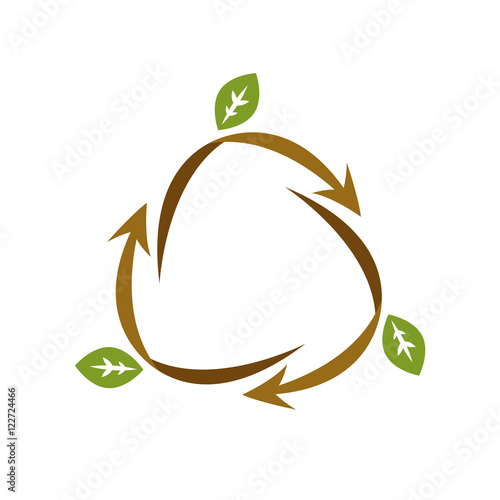 vector recycling icon