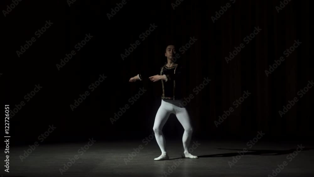 Professional Dancer Training In Darkness Professional Dancer Training In Darkness