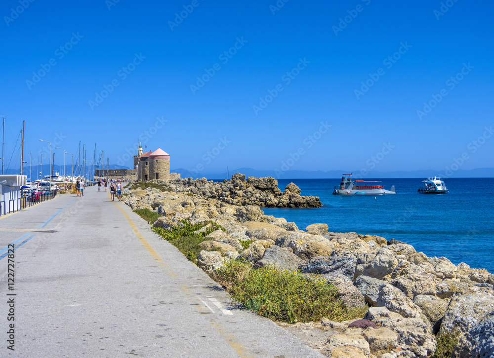 beautiful views city of Rhodes