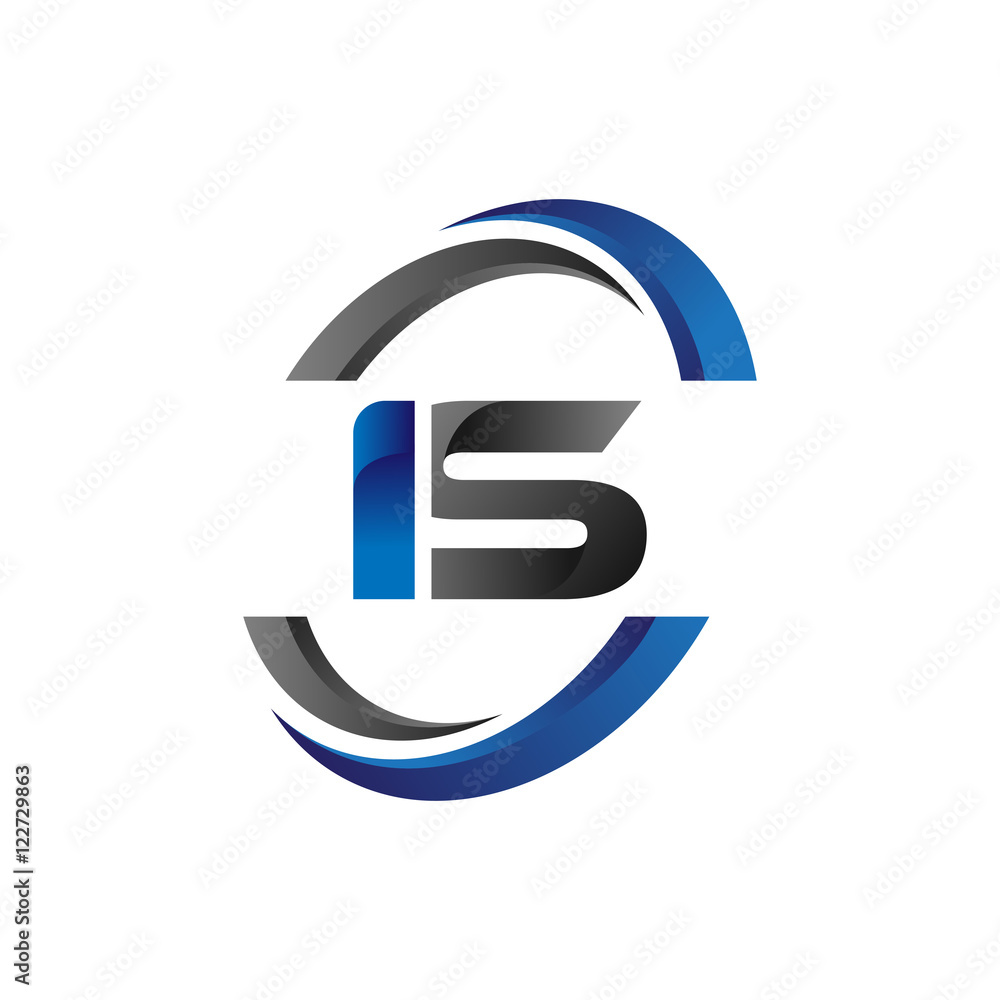 Simple Modern Initial Logo Vector Circle Swoosh is Simple Modern Initial Logo Vector Circle Swoosh is