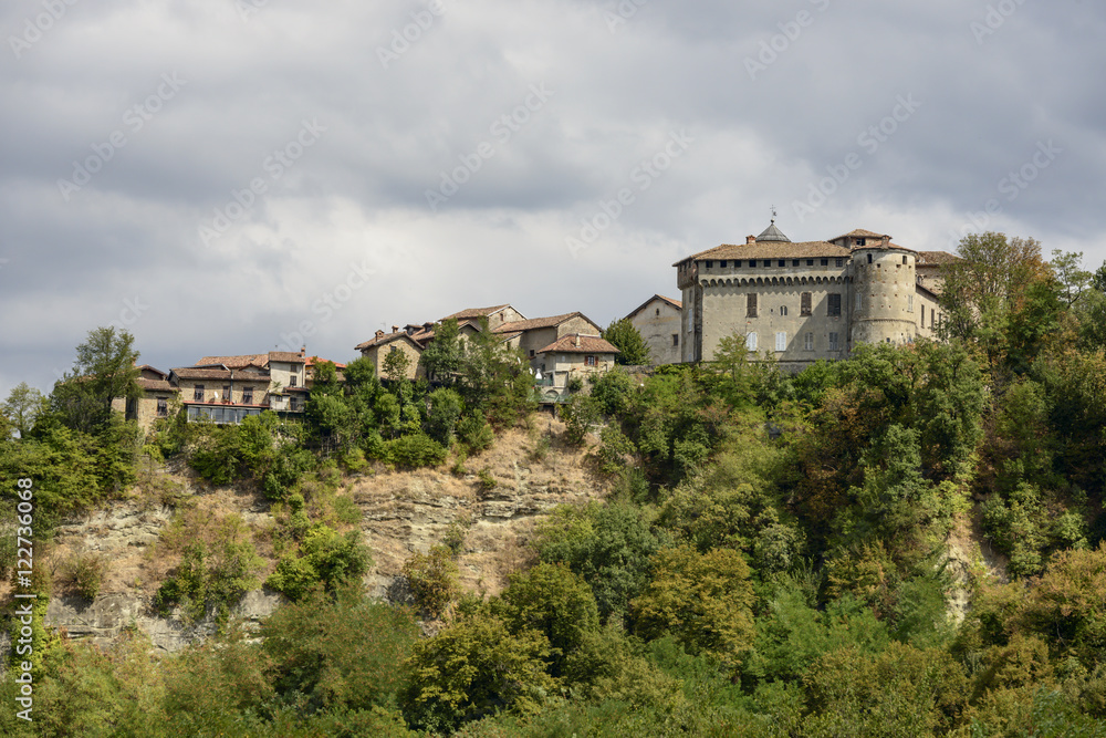 Lerma castle west side , Italy