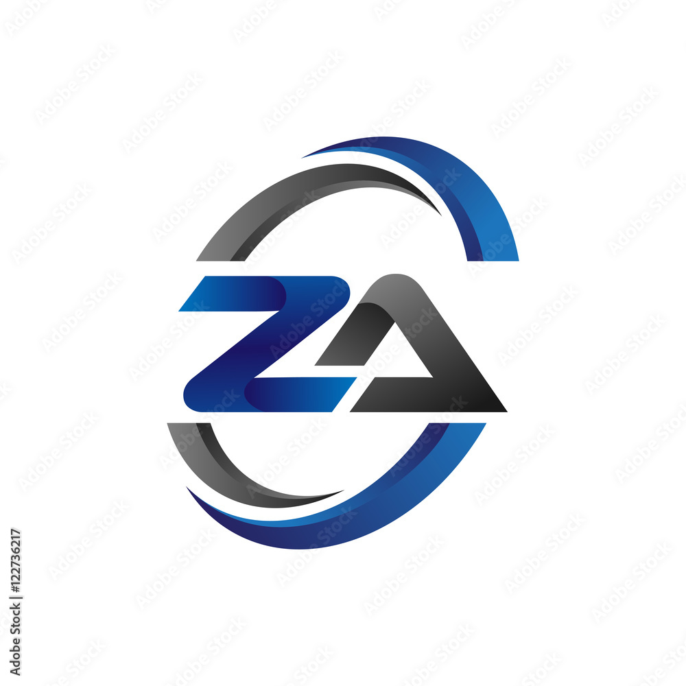Simple Modern Initial Logo Vector Circle Swoosh za Simple Modern Initial Logo Vector Circle Swoosh za