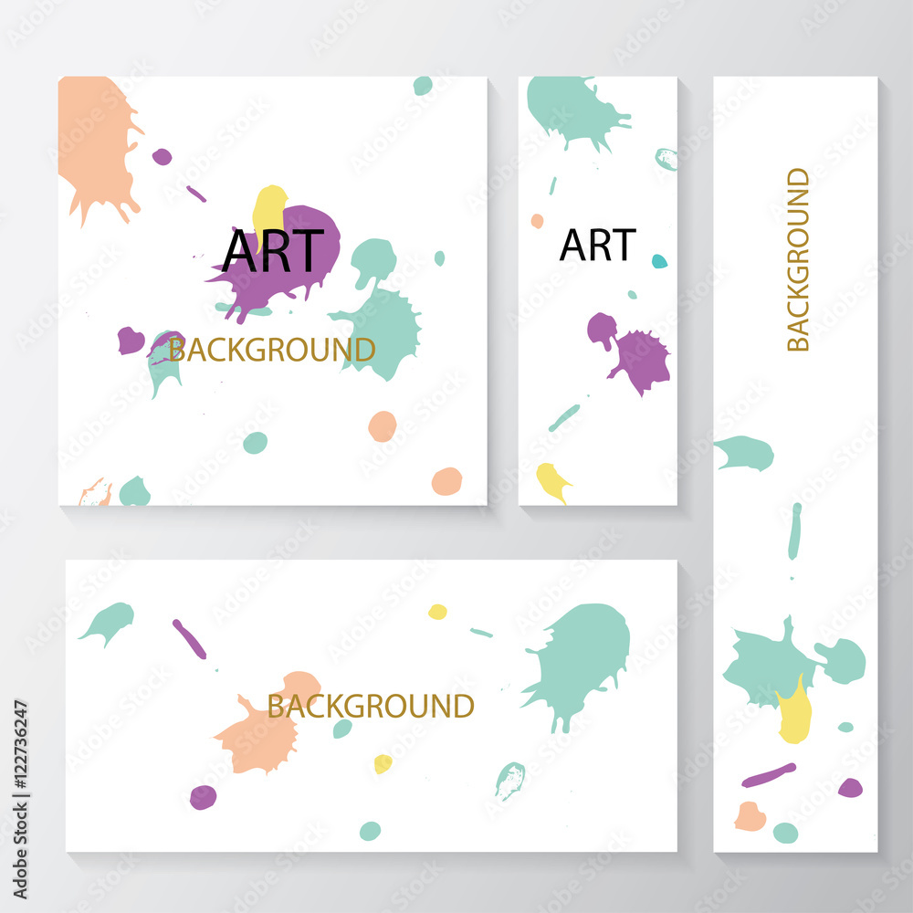 Abstract backgrounds and banners.