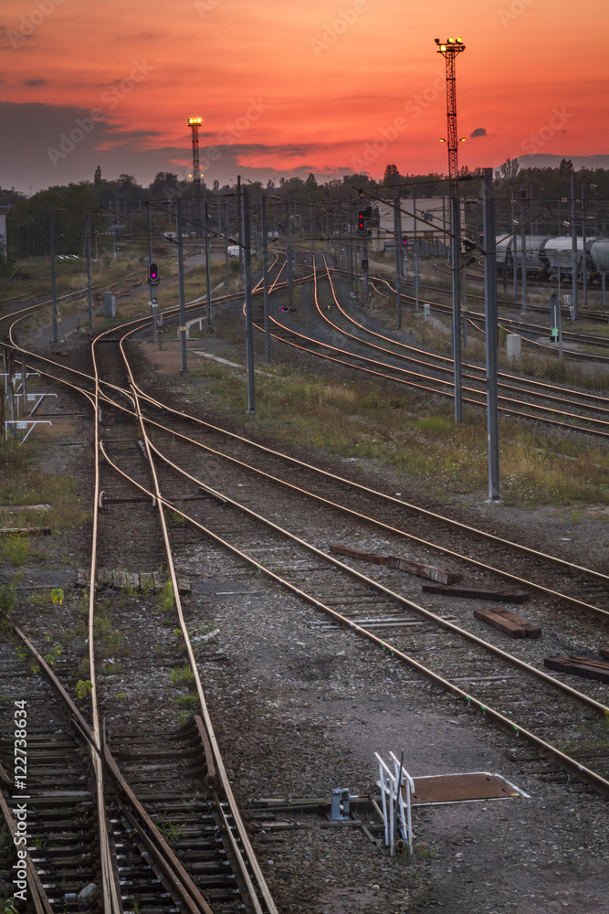 Obraz premium Transport ferroviaire