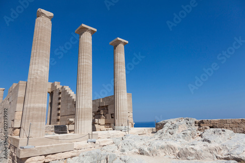 Temple Of Lindian Athena Lindos Greece