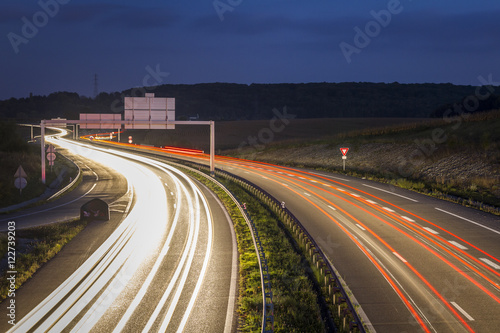 Autoroute de nuit