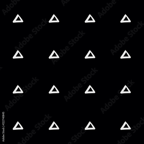 Pattern minimalist background triangle, retro vintage design vector, geometric
