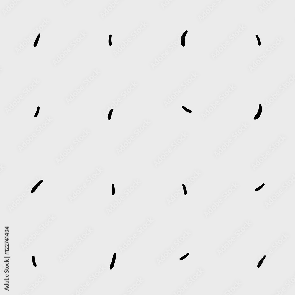 Monochrome minimalist hand drawn pattern dash Monochrome minimalist hand drawn pattern dash