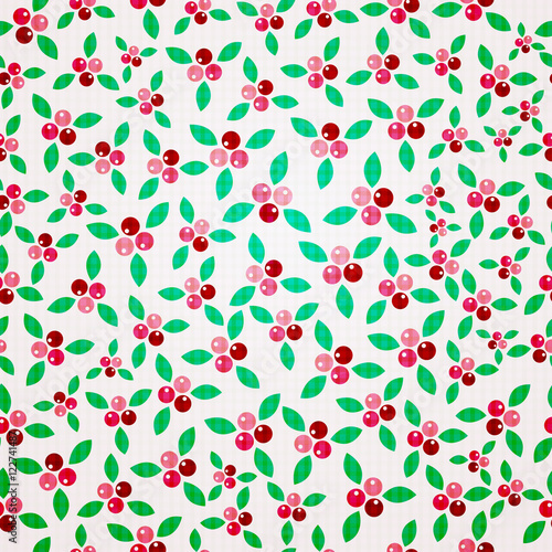 vector seamless pattern of christmas tree 