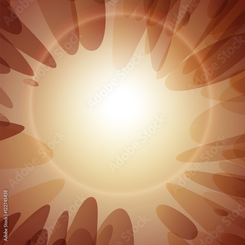 Abstract gradient background with solar stains