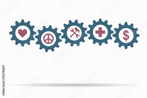 love, health, money, work and peace