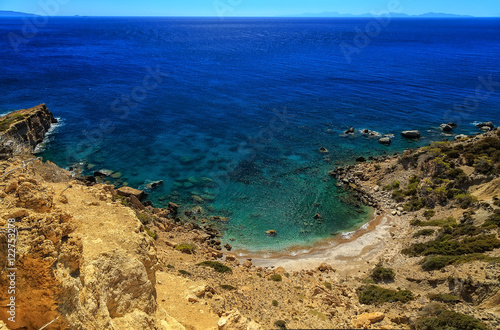 Beautiful sea landscapes on Rhodes Island in Greece © vladimircaribb